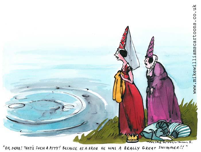 Frog Prince cartoon by Mike Williams